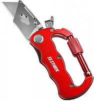 Нож Stark трапециевидный с карабином (506100840) (код 1304174)