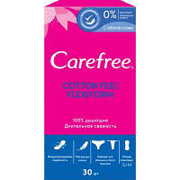 Ежедневные прокладки Carefree Flexi Form Fresh 30 шт. (3574661064352/3574661565033) (код 1445437)