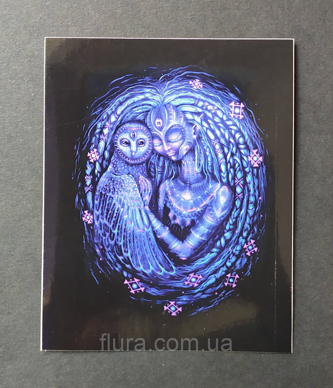 Стікер Fluranet ( авторська наліпка, репродукція картини Nita Kravets )