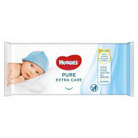 Детские влажные салфетки Huggies Pure Extra Care 56шт (5029053568706) (код 1324764)