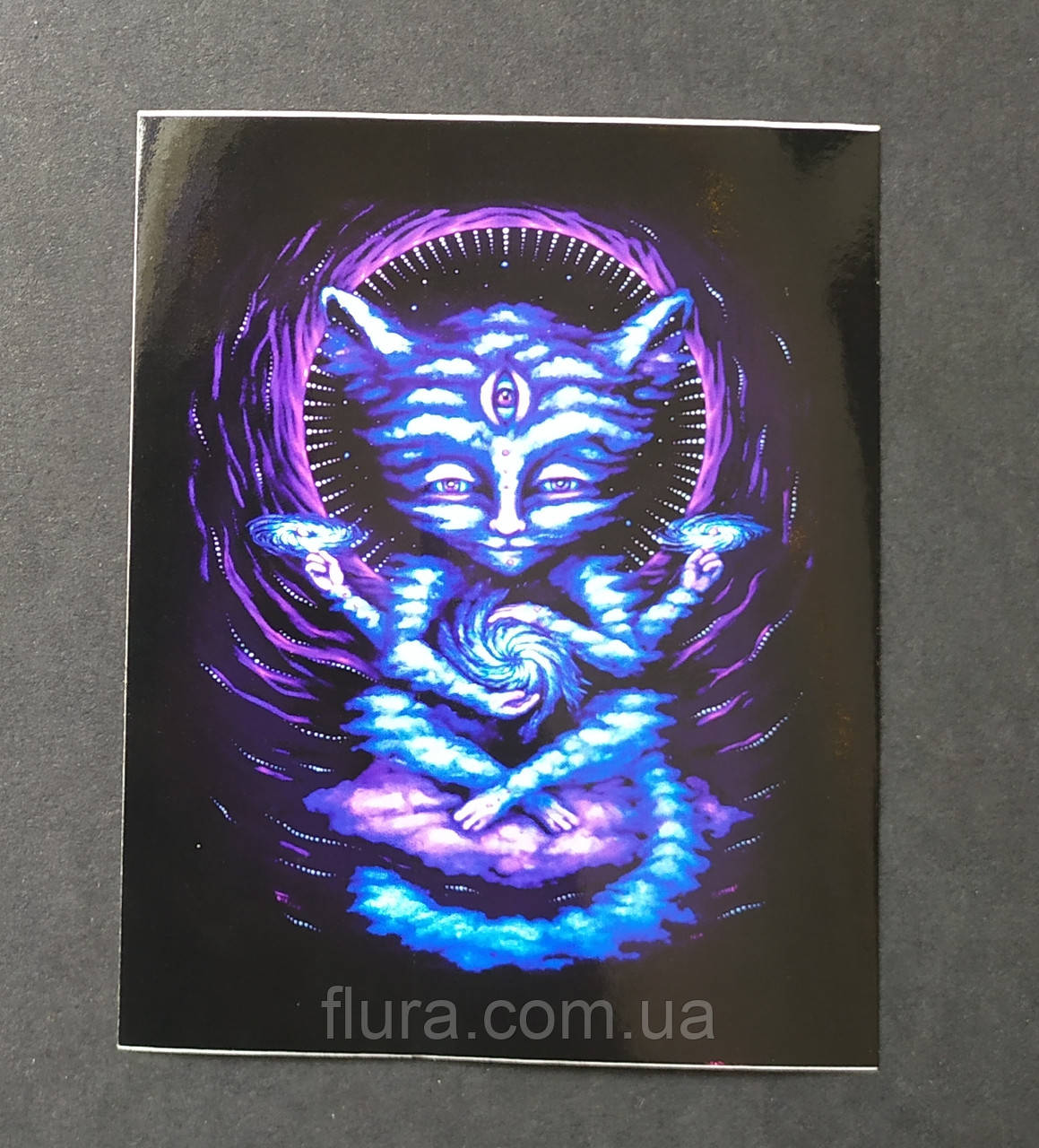 Стікер Fluranet ( авторська наліпка, репродукція картини Nita Kravets )