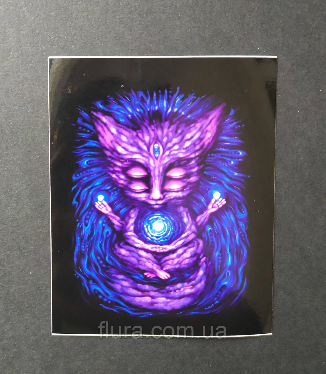 Стікер Fluranet ( авторська наліпка, репродукція картини Nita Kravets )