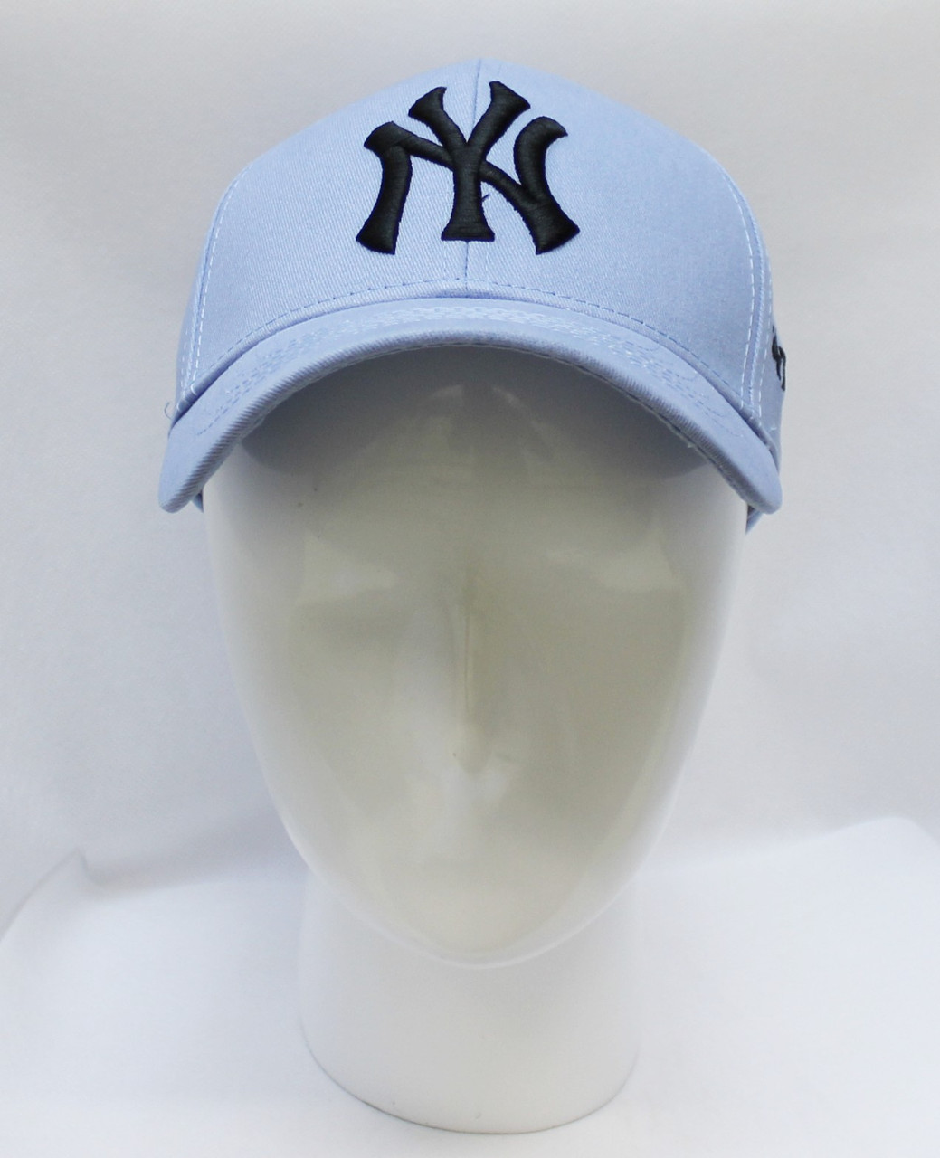 Купить Кепка Нью Йорк (New York) голубого цвета с черной вышивкой ...