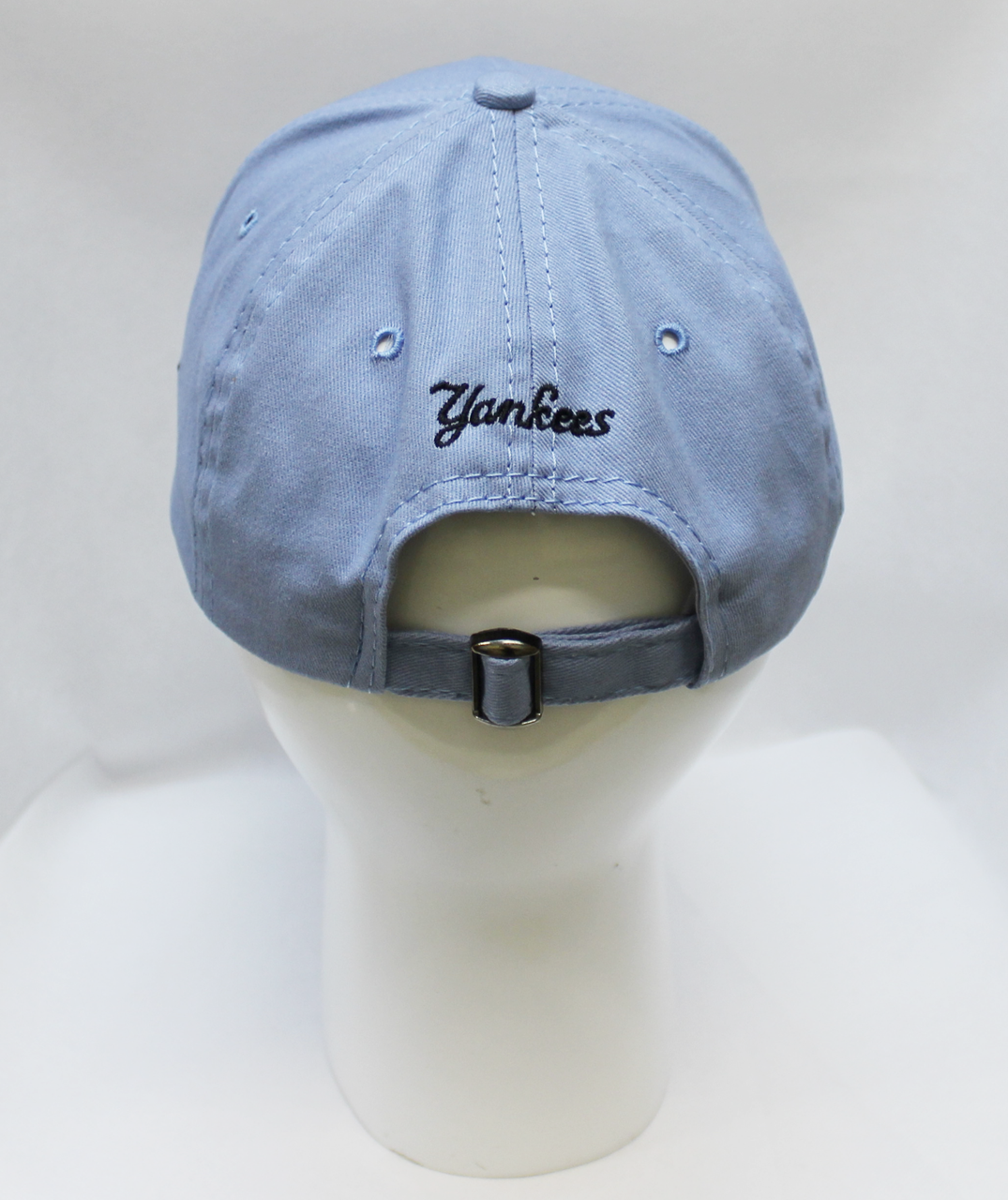 Купить Кепка Нью Йорк (New York) голубого цвета с черной вышивкой ...