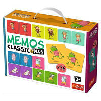 Настольная игра Trefl Мемо Классическое Двигайся и играй (Memos Classic&plus. Move and play) (02271) (код