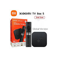 Смарт-приставка медіаплеєр SmartTV Xiaomi TV Mi Box S 2nd Gen S905X4 2/8Gb 4K Ultra HD GoogleTV