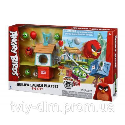 Фигурка Jazwares Angry Birds Medium Playset Pig City Build 'n Launch Playset (ANB0015) (код 1371831)