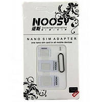 Адаптер NOOSY Adapter Nano SIM for all size (19712) (код 662554)