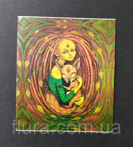 Стікер Fluranet ( авторська наліпка, репродукція картини Nita Kravets ), фото 1