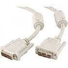 Кабель DVI 4,5м Cablexpert CC-DVI-15 single link 18/18 з 2 м'якою феритовими кільцями (код 183717)