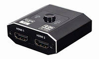 Перемикач HDMI сигналу Cablexpert DSW-HDMI-21 на 2 порти HDMI v. 2.0 (код 1374800)