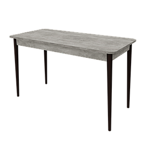 Стіл прямокутний розкладний Neman МОНО 1180 , колір Бетон / Венге, фото 2