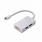 Переходник mini DisplayPort to DisplayPort-HDMI-DV DIGITUS (AK-340509-002-W) (код 657717)