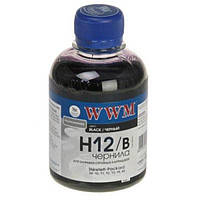 Чернила WWM HP 10/11/12/13/14/82/88, Black, 200 г (H12/B) (код 202286)