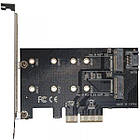 Контролер PCI-E - M.2 Frime PCI-E x4 to M.2 (B&M Key) NGFF (ECF-PCIEtoSSD001.LP) (код 1327943)