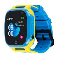 Смарт-часы Amigo GO008 GLORY GPS WIFI Blue-Yellow (976267) (код 1441748)