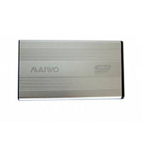 Карман внешний 2,5" Maiwo K2501A-U3S silver SATA через USB3.0 на винтах алюм. серебр. (код 340165)