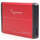 Карман внешний 2,5" Gembird EE2-U3S-2-R Red SATA USB3.0 (код 476128)