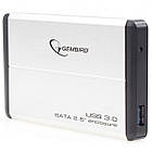 Кишеня зовнішня 2,5" Gembird EE2-U3S-2-S Silver SATA USB3.0 (код 476129)