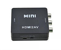 Адаптер STLab HDMI - AV/RCA/CVBS 0.15 м Black (U-995) (код 801065)