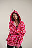 Худі Bape A Bathing Ape Shark Pink Camo Full Zip Unisex Hoodie, фото 4