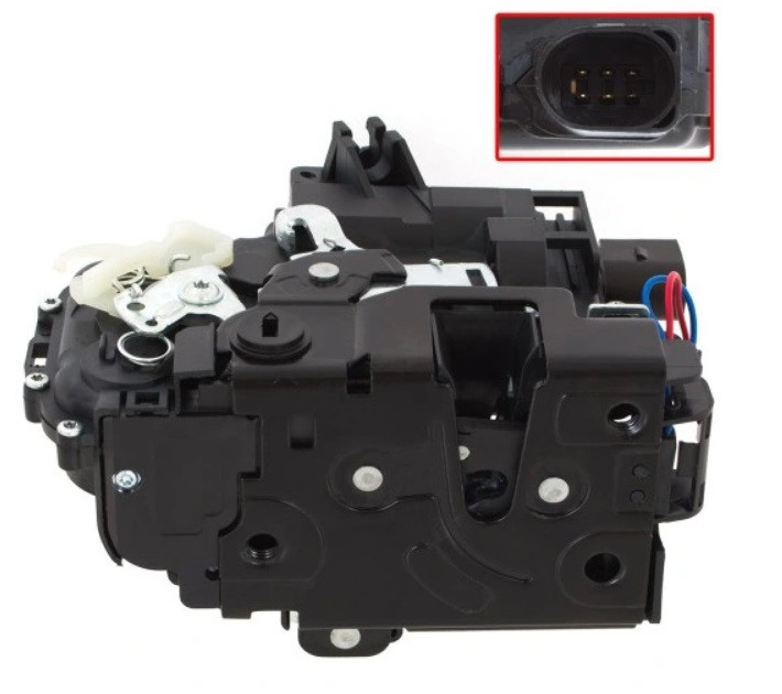 Замок двері задний лівий Шкода Октавія Тур Skoda Octavia Tour 96-10 1996-2010, фото 1