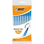 Ручка олійна Bic Round Stic, синя, 8 шт. у блістері (bc928497) (код 1258585)