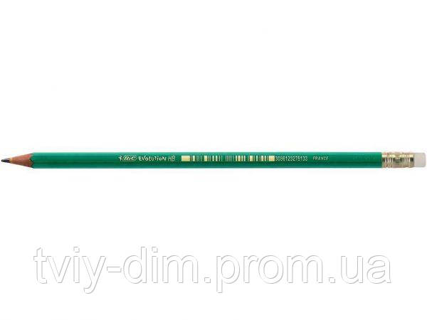 Олівець чорнографітний Evolution з гумкой, 655HB 12шт bc8803323 ТМBIC (код 1264428)
