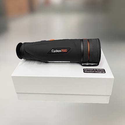 Тепловізор ThermTec Cyclops 350D, 25/50 мм, AI-режим розпізнавання та оцінки дистанції, двосторонній Wi-Fi, фото 1