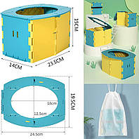 Дитячий туалет портативний дорожній горщик Уценка