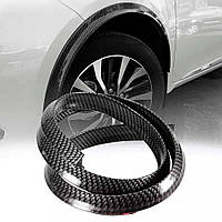 Защита кромки колесных арок Carbon комплект 4х150 см молдинг расширитель