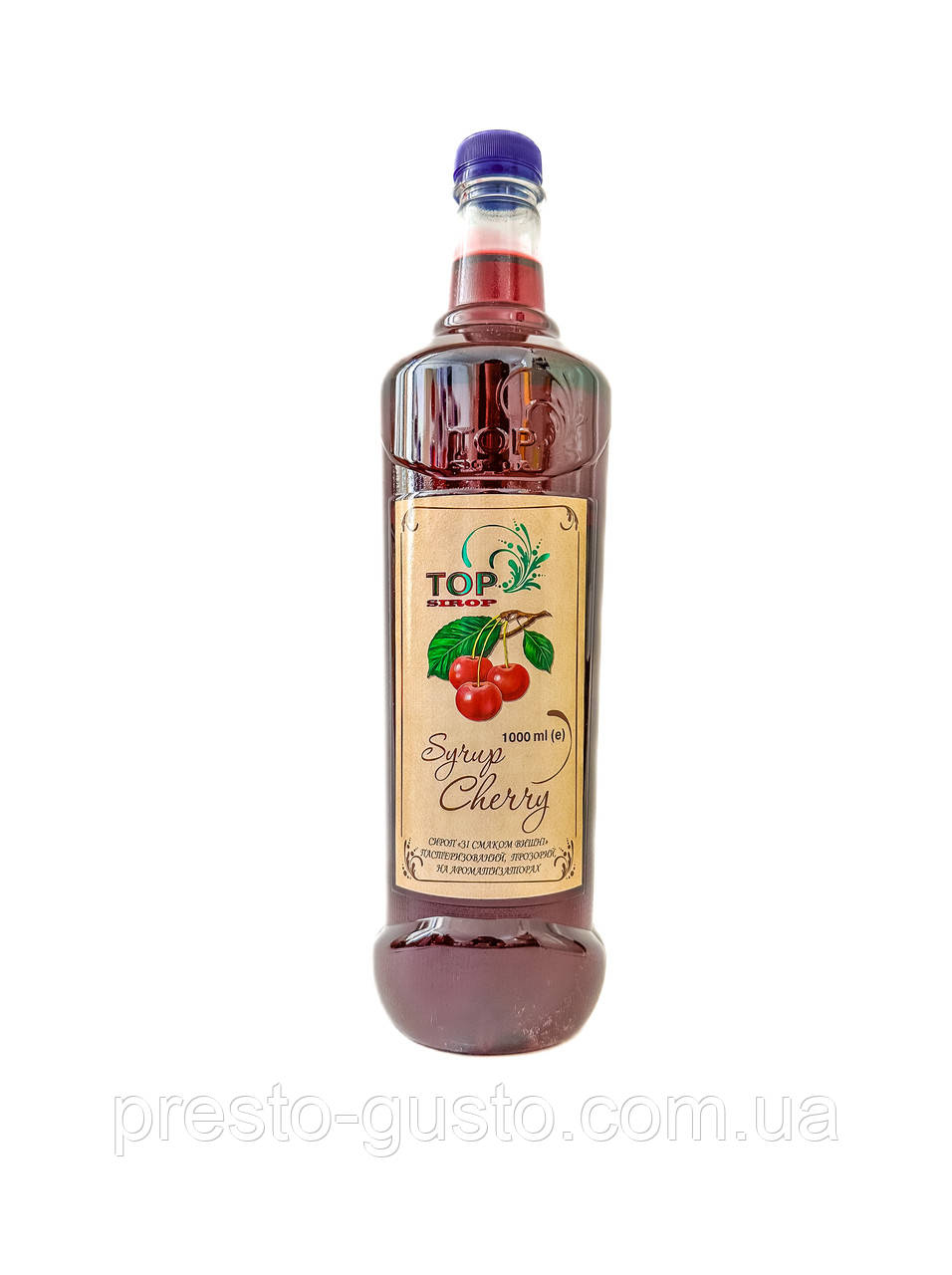 Сироп "Вишневий" ПЕТ 1,3л ТМ "TOP Sirop"