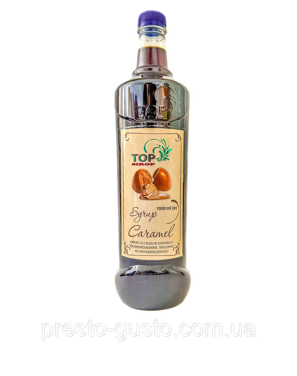 Сироп "Карамельний" ПЕТ 1,3л ТМ "TOP Sirop"