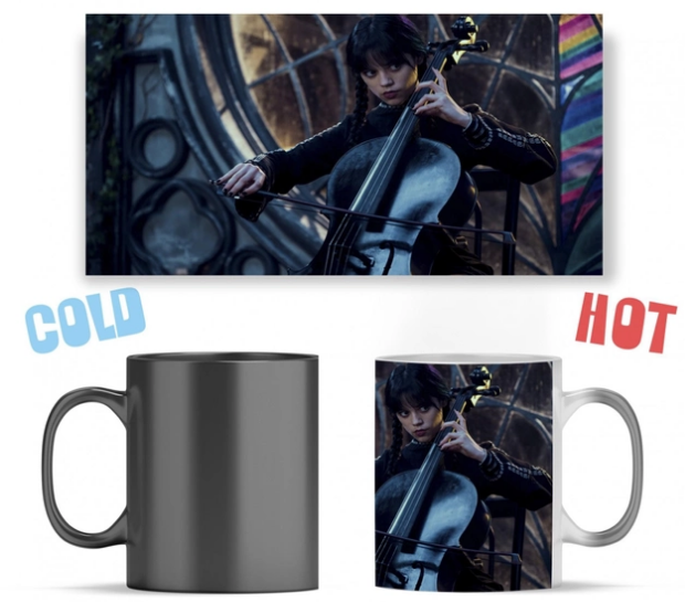 Чашка Хамелеон Венздей Wednesday ABC