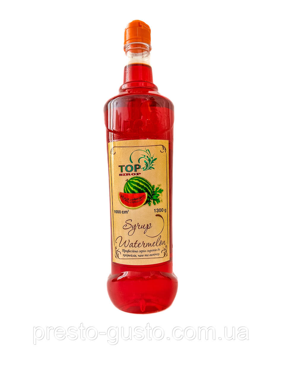 Сироп "Кавун" ПЕТ 1,3л ТМ "TOP Sirop"