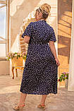 ✔️Літнє жіноче плаття з запахом 56-60 великого розміру різні кольори, фото 2