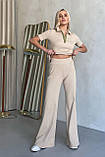 Штани 3391-c01 L Бежевий, фото 2