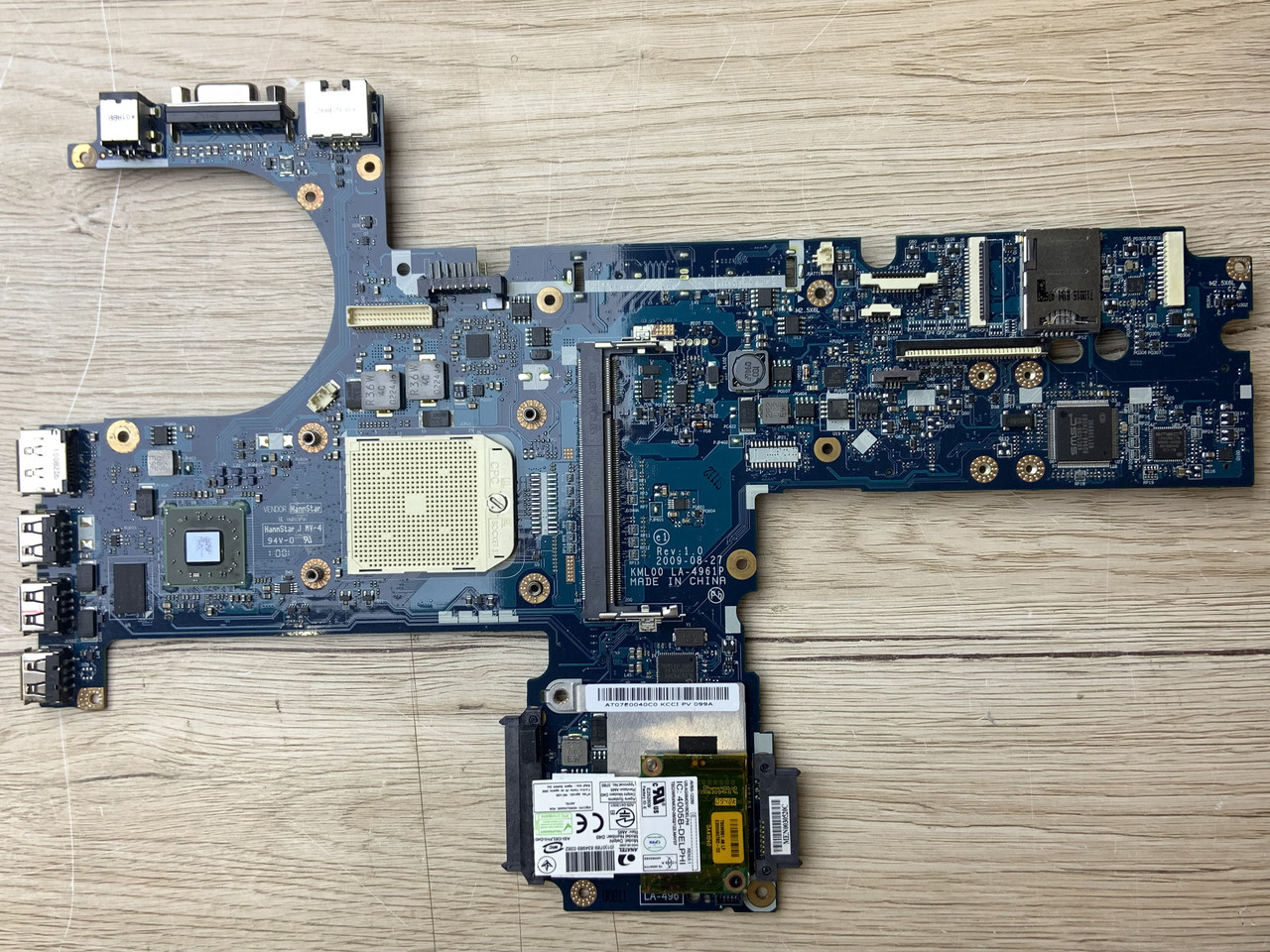 Материнська плата HP Probook 6545b 6445b LA-4961P 583257-001 583261-001 (S1G3, K10 ( RS880M ), UMA, 2XDDR2) BU #