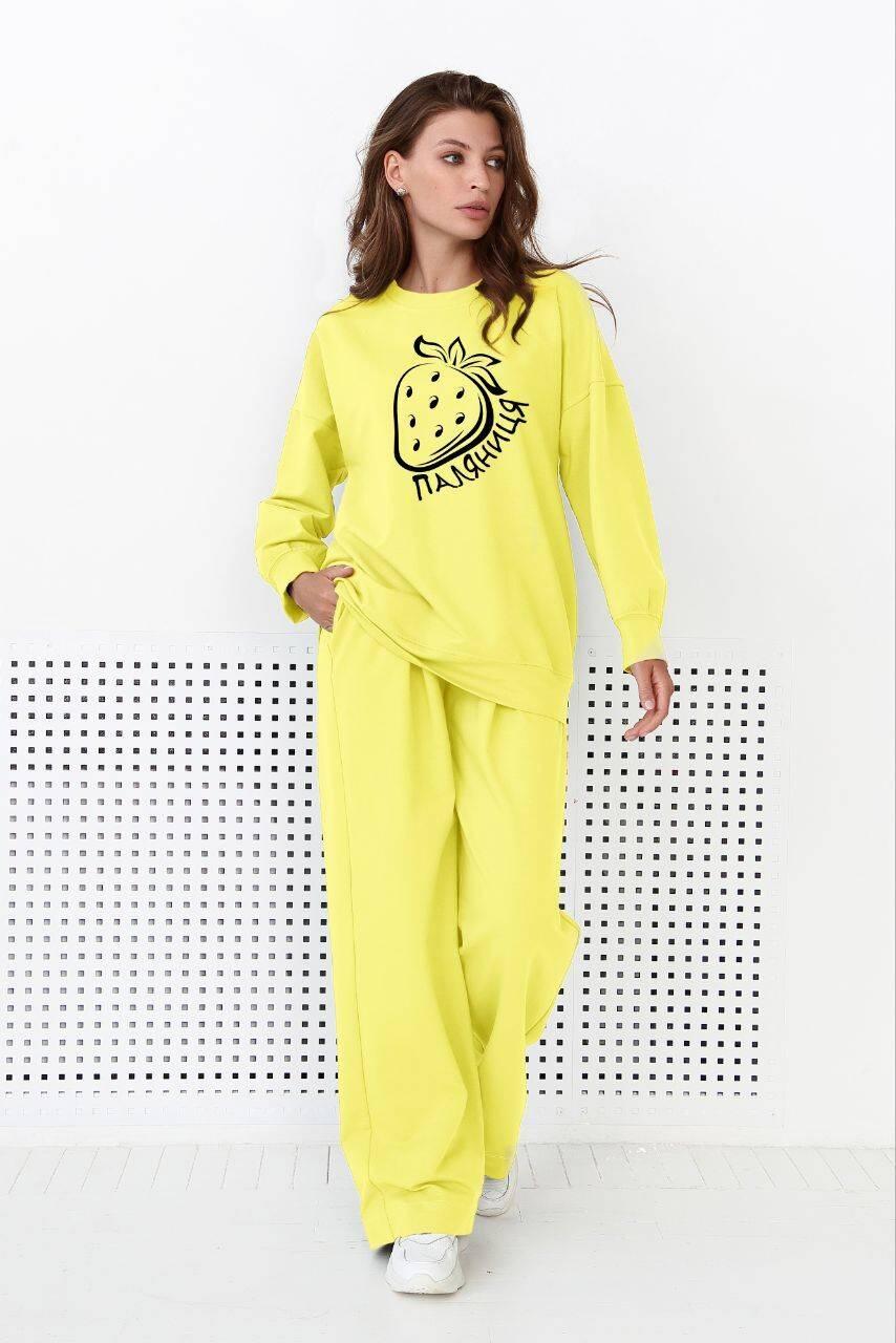 Світшот 3308-c01 L Жовтий, фото 1