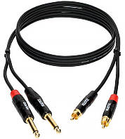 Кабель коммутационный Klotz KT-CJ300 Minilink Pro Twin Cable Black 3 M
