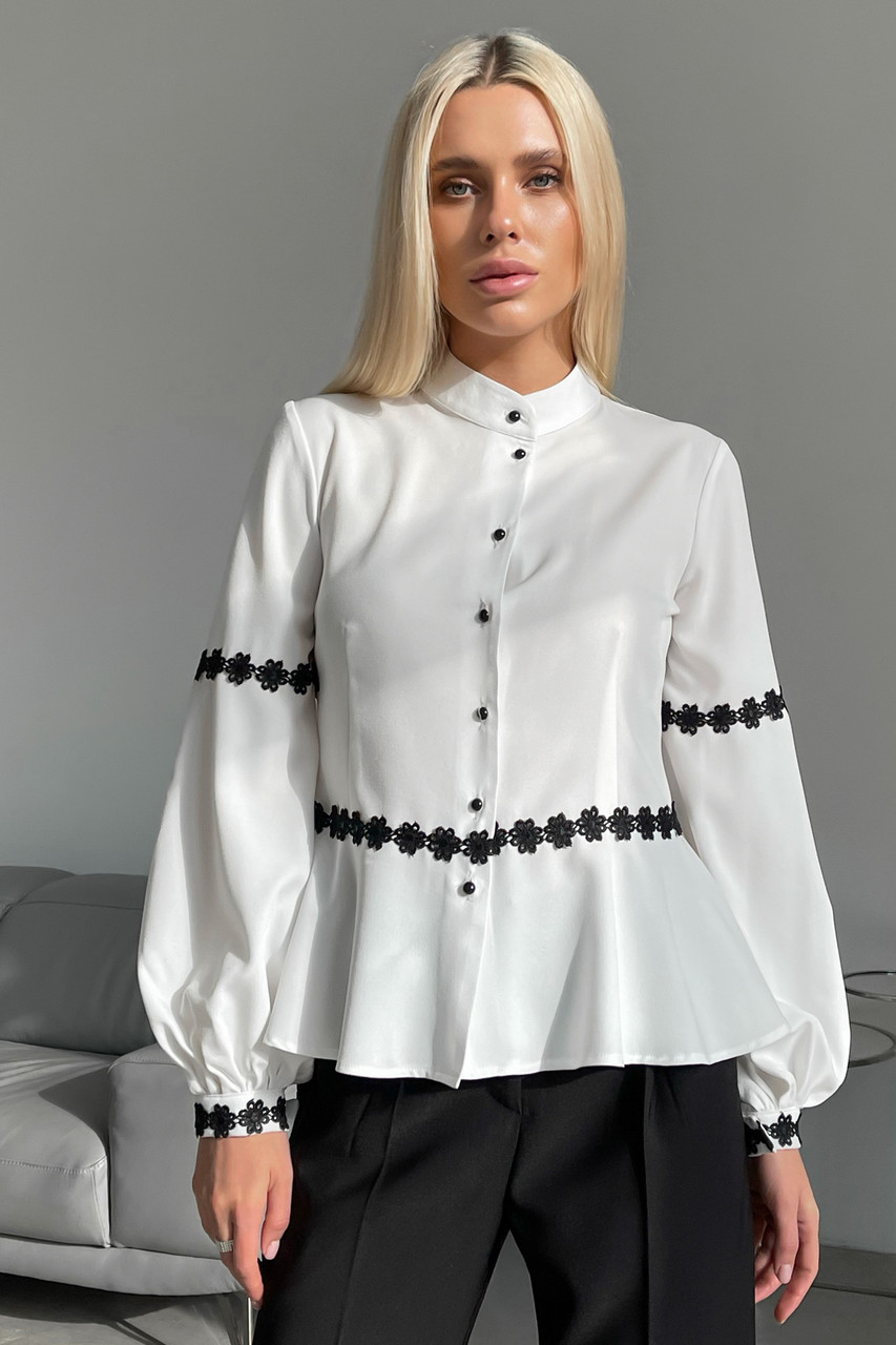 Блуза 3369-c01 L Молочний, фото 1