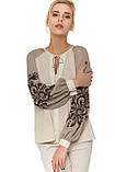 Блуза 296-с02 L Бежевий, фото 3