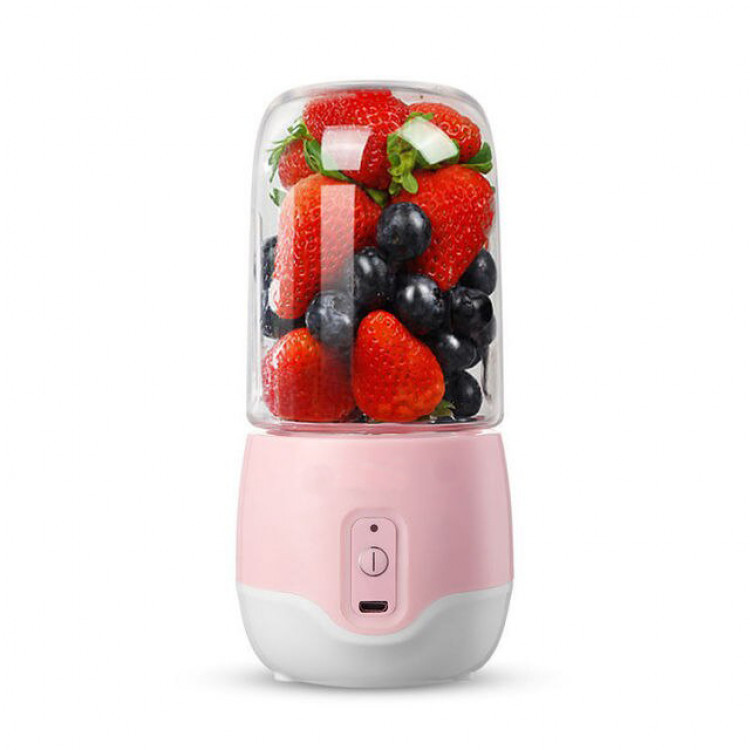 Портативна чашка-блендер Juicer XL-180 з функцією зарядки від USB 400 мл з акумулятором 1800 мАг