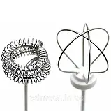 Портативний ручний міксер капучінатор з USB-зарядкою, ідеально підходить для збивання молока., фото 4