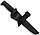 Нож Peltonen M95 Ranger Knife Black Handle (uncoated, composite), фото 2