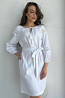 Женское платье из 100% льна 44-50 размеры.