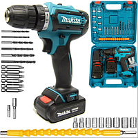 Шуруповерт аккумуляторный макита Makita 550DWE (24V 5A) LI-ion шуруповерт с набором инструментов