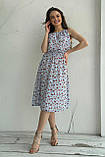Сарафан 3402-c01 L Блакитний/Принт, фото 2