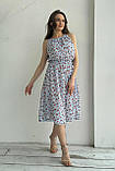 Сарафан 3402-c01 L Блакитний/Принт, фото 4