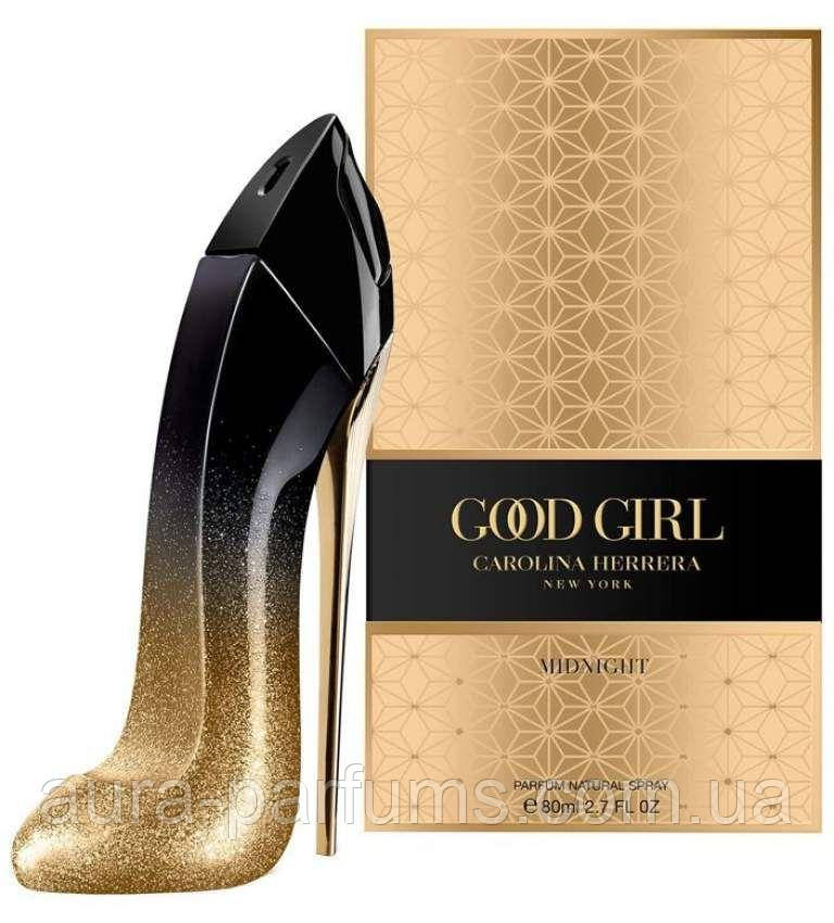 Женские духи Carolina Herrera Good Girl Midnight (Каролина Эррера Гуд Герл Голд Миднайт) 80 ml/мл - фото 1 - id-p1866587453